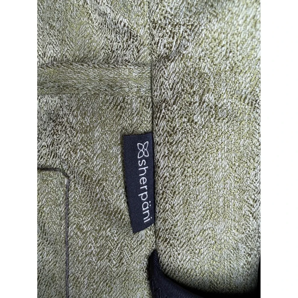 Sherpani Camden Convertible Backpack Tote Bag Olive Green Melange Missing Strap